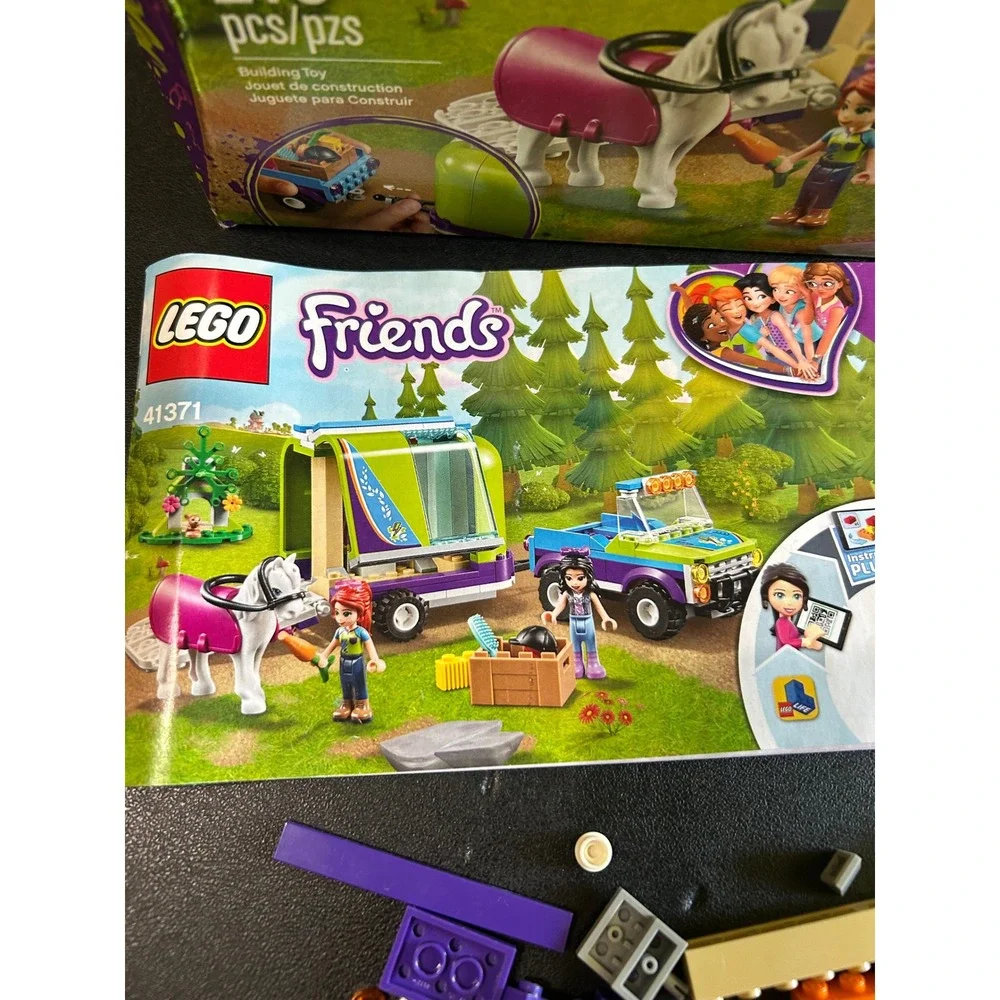 LEGO Friends Mia's Horse Trailer 41371 Building Toy Set INCOMPLETE Kidcore